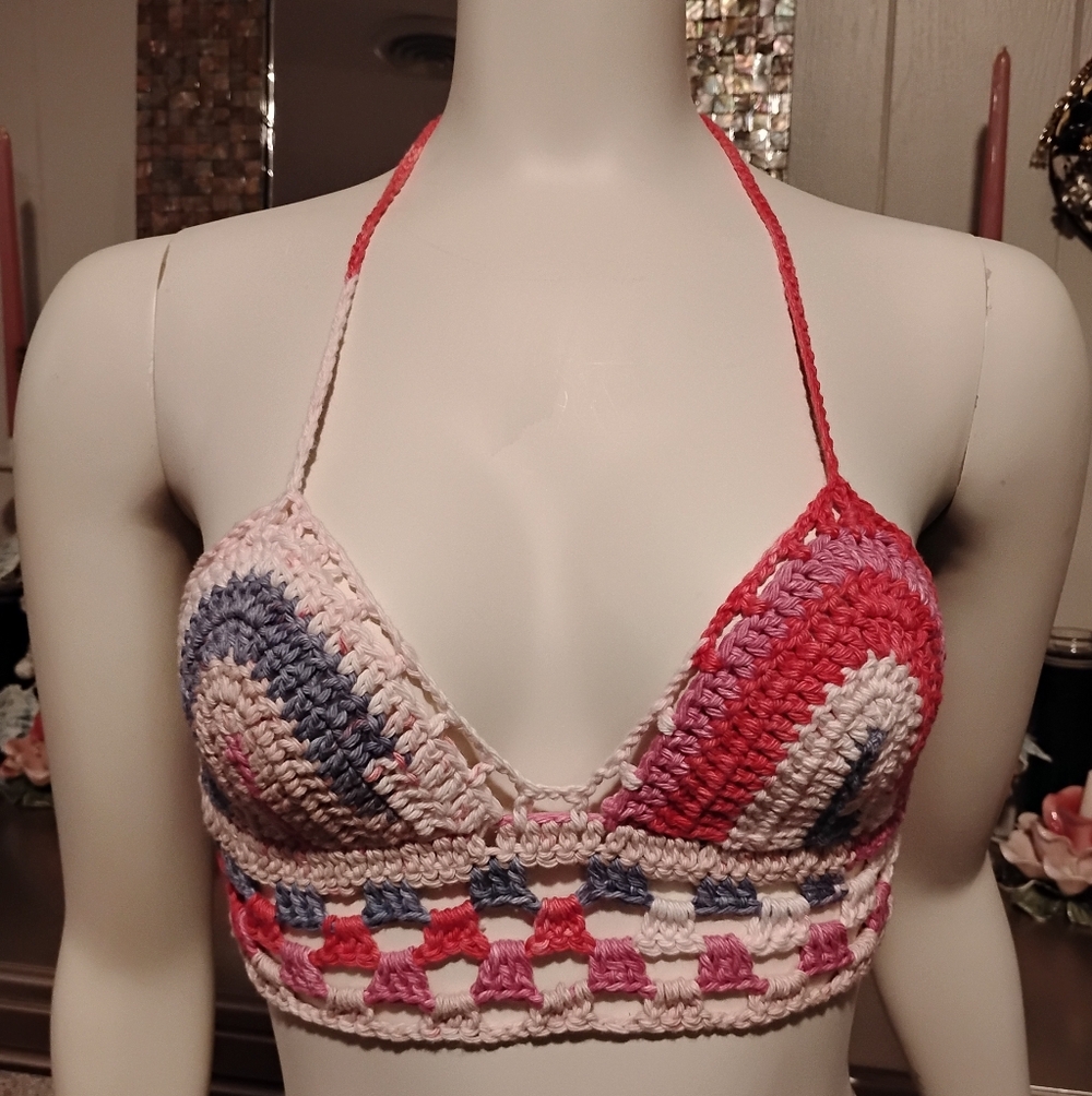 Handmade Multicolor Crochet Kids Accessory - Picture 8 of 12